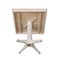 International Concepts 36 in. x 36 in. Square Top Pedestal Table  - 35.9 in.H K-3636TP-27B-6B - alternate 2